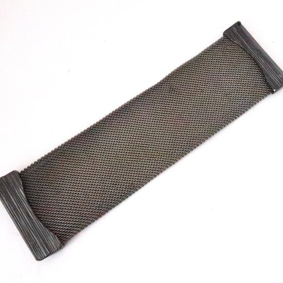 CYNTHIA DESSER wide Leather cuff embossed snakeskin - Picture 5 of 7